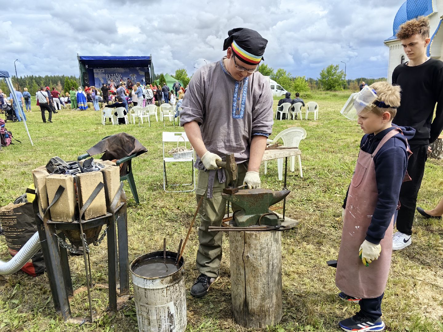 Венок, традиции, храм, фестиваль, мастер-классы, полевая кухня, поколение