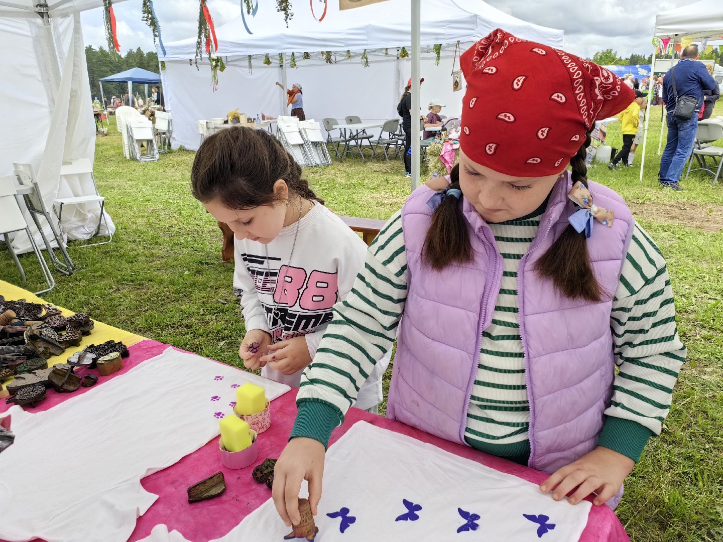 Фестиваль, ткань, принт, рисунок, мастер-класс