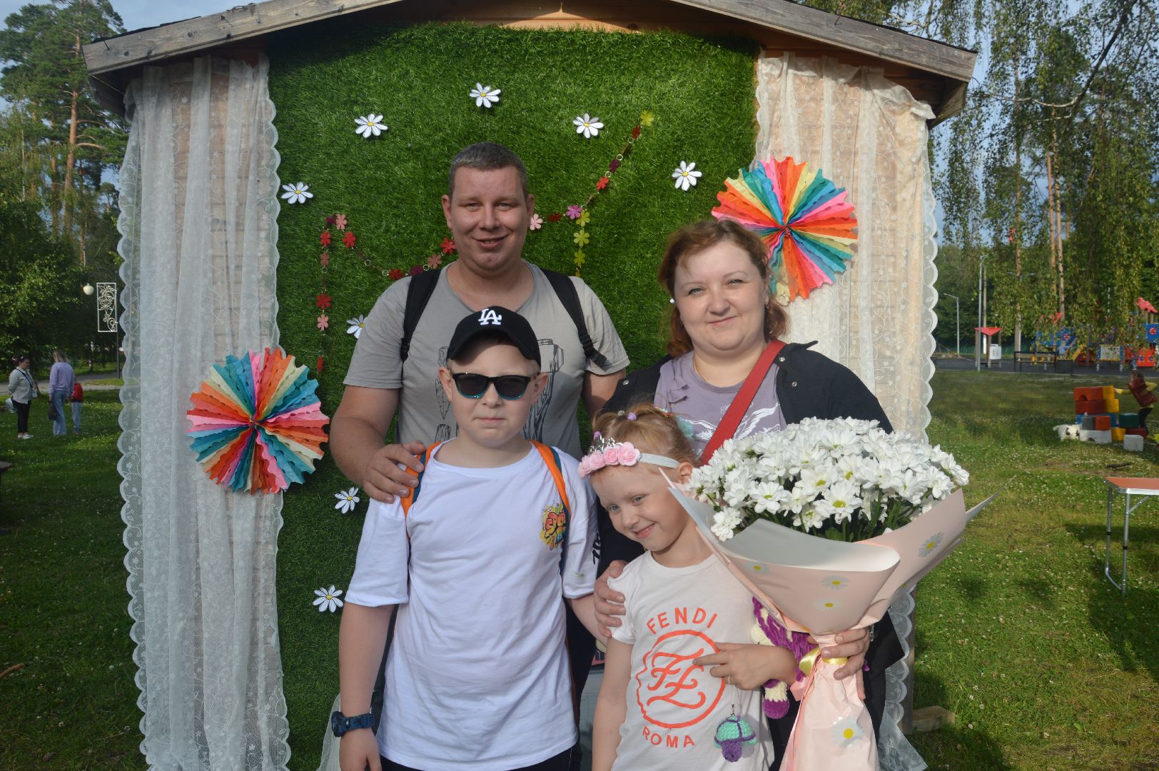 Шатура, центральный парк, День семьи любви и верности, Ирина Ваврик