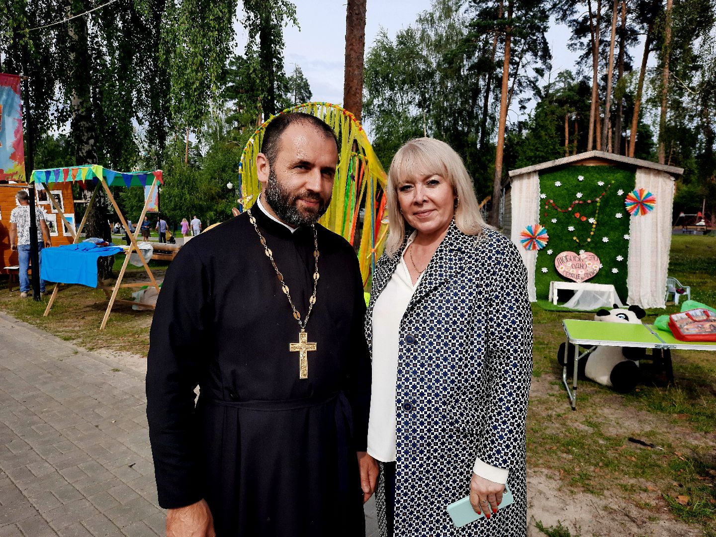 Шатура, центральный парк, День семьи любви и верности, Ирина Ваврик