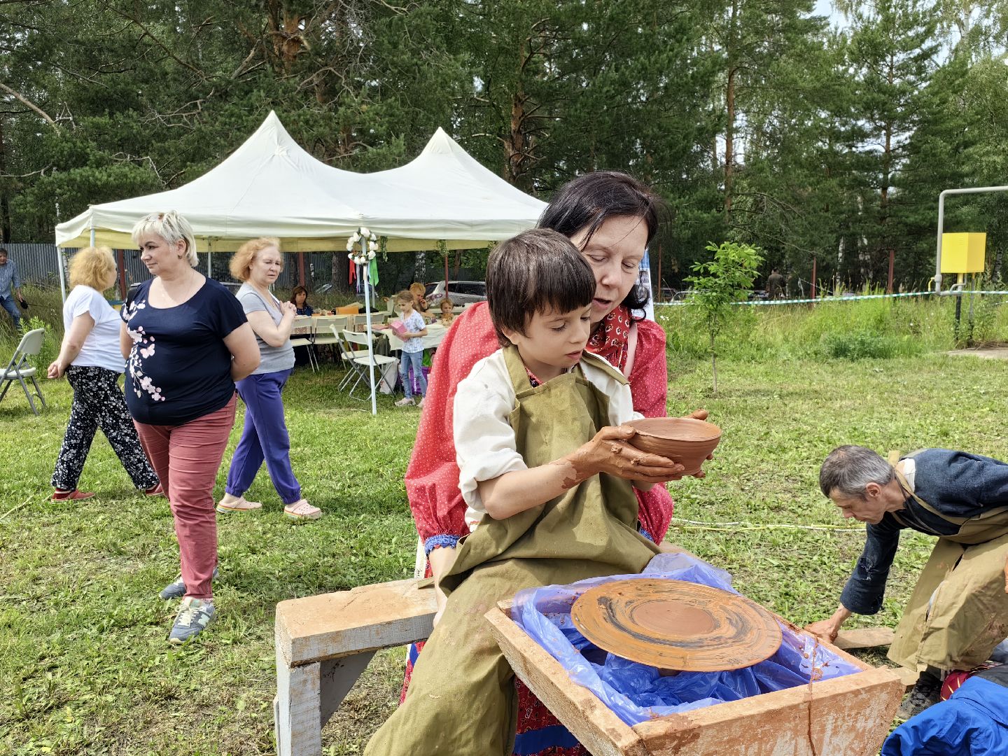 Фестиваль, керамика, глина, гончарный круг