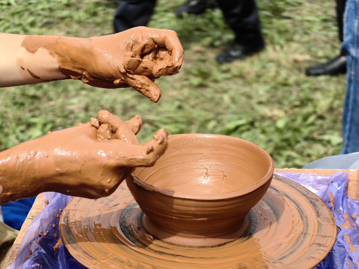 Фестиваль, керамика, глина, гончарный круг