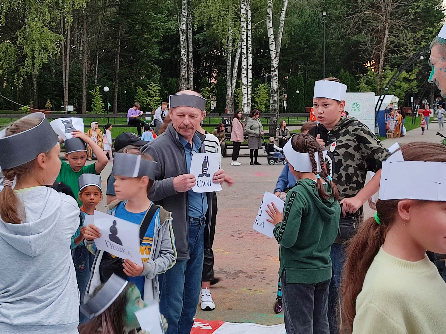 #ночьвпарке, #талдом, #дети, #пеннаявечеринка, #оркестр, #шахматы