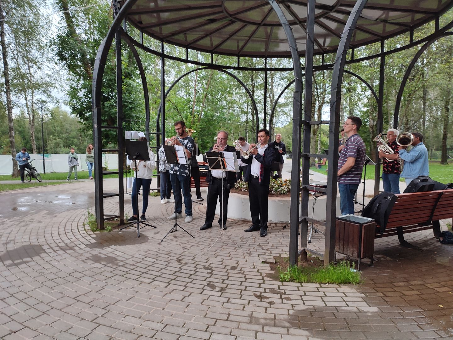 #ночьвпарке, #талдом, #дети, #пеннаявечеринка, #оркестр, #шахматы