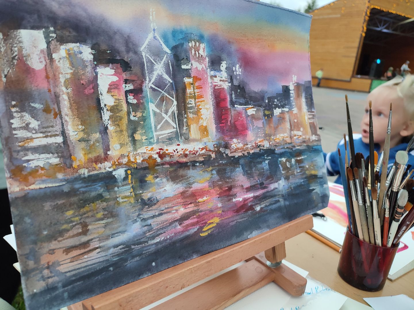 #рисунки, #мастер-класс, #дети, #живопись, #краски