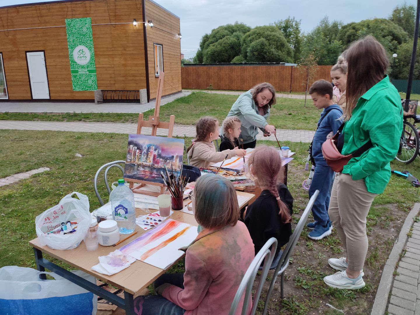 #рисунки, #мастер-класс, #дети, #живопись, #краски