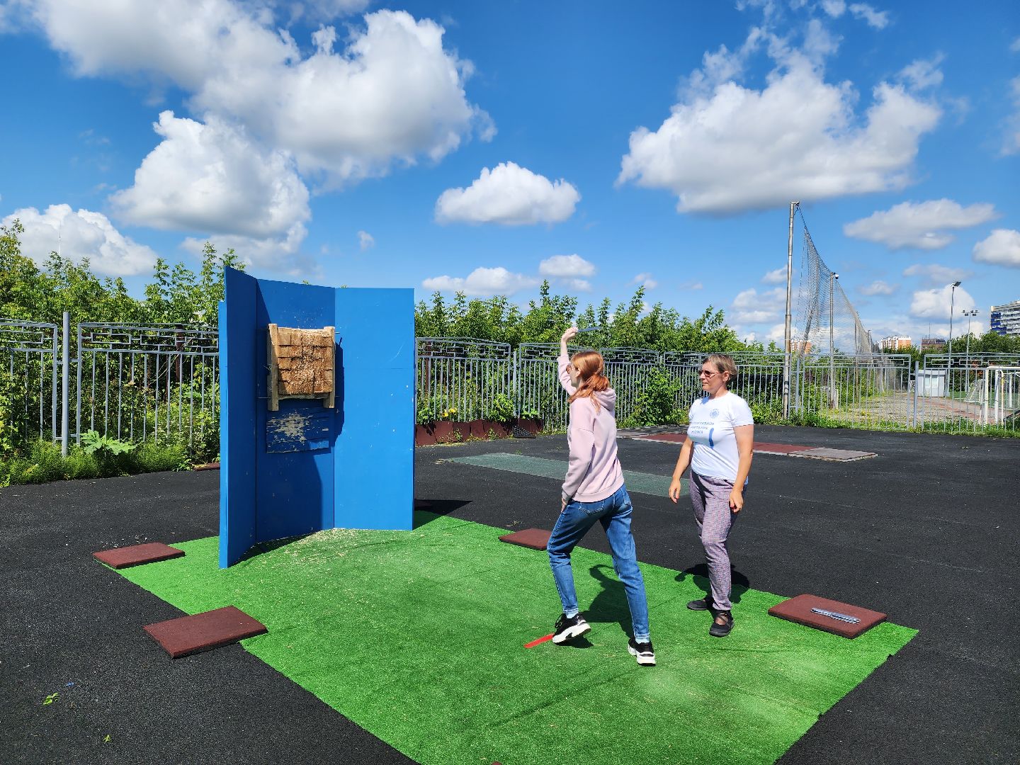 Подольск, спорт, метание ножа, мастер-класс