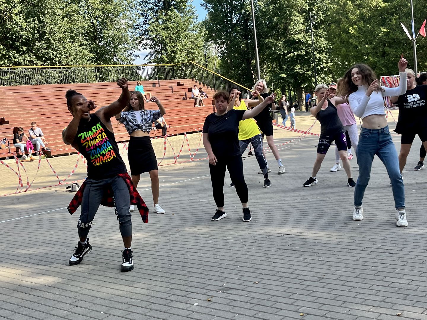 Наро-Фоминск, парки Подмосковья, ЗОЖ, спорт, лето в Подмосковье, Зумба, парки Подмосковья