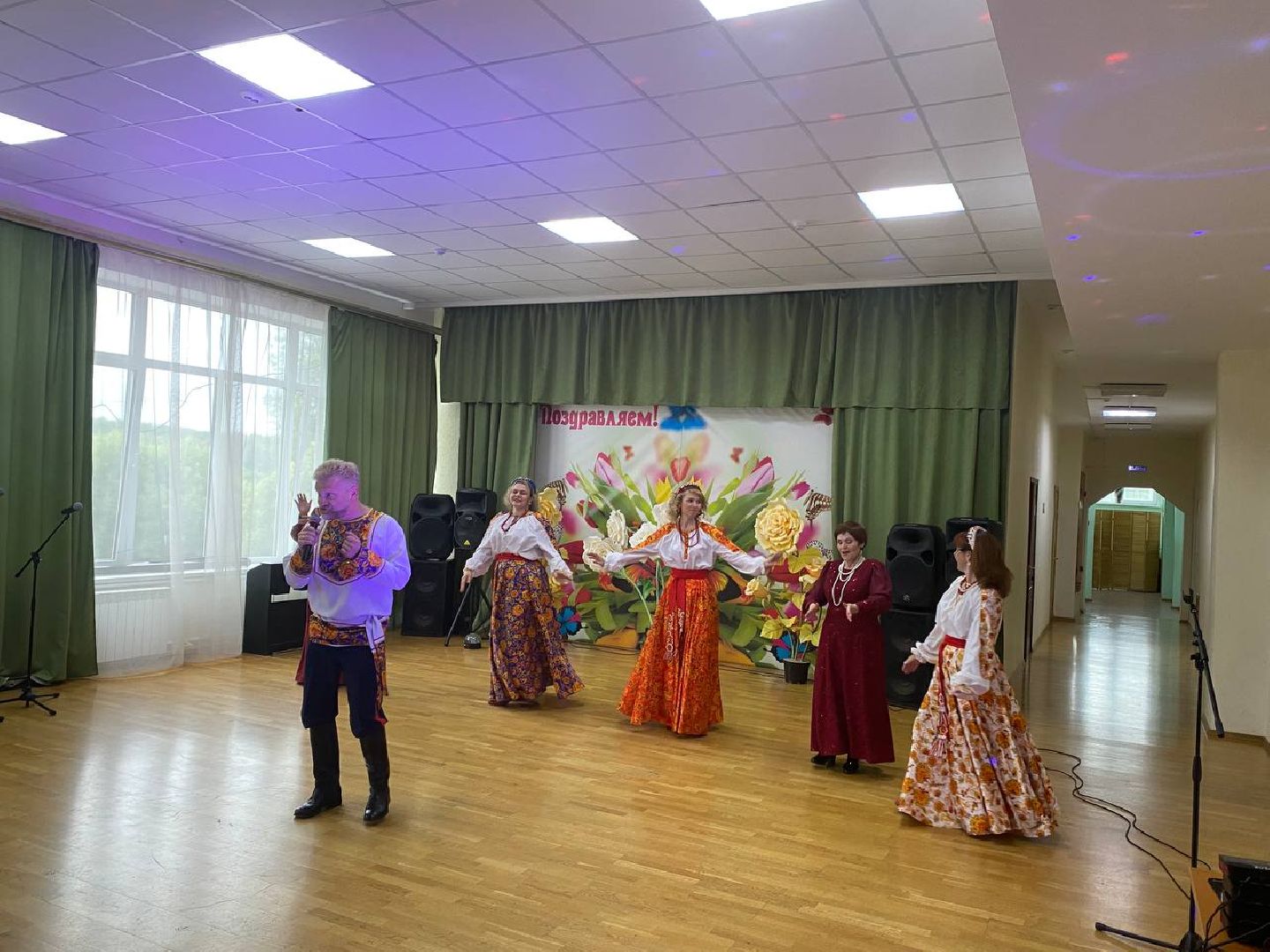 Чехов, культура, концерт, фольклорная группа, получатели социальных услуг, выступление