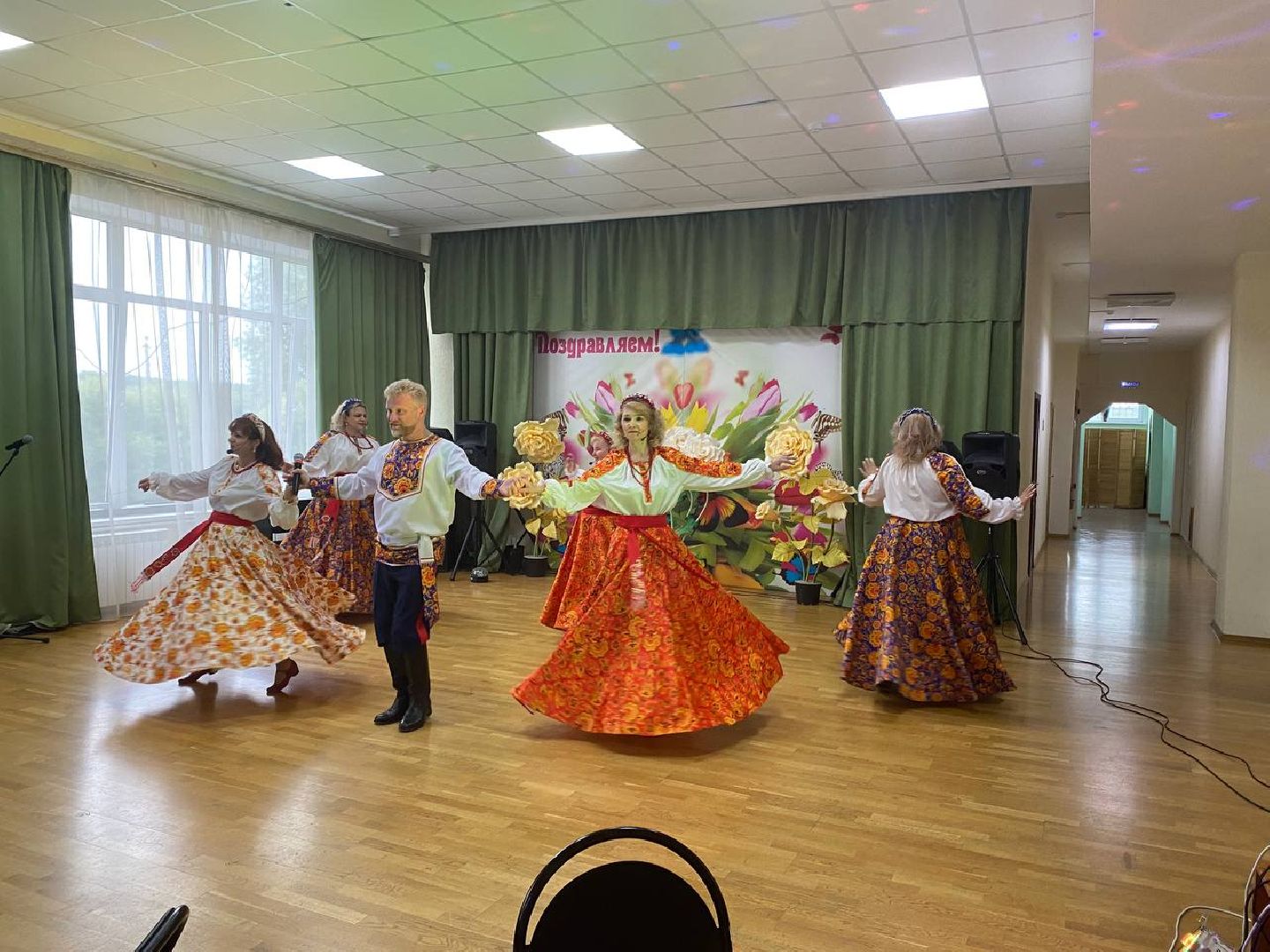 Чехов, культура, концерт, фольклорная группа, получатели социальных услуг, выступление