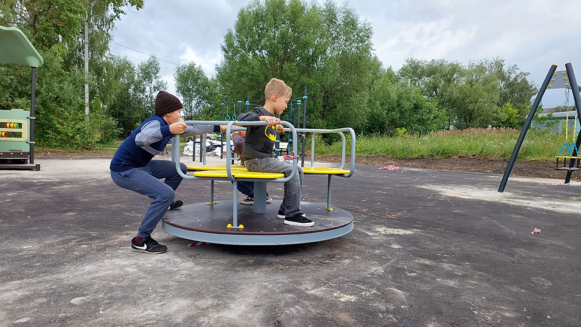 детские площадки, серпухов, глазово, Здоровое Отечество, дети, двор, детский спорт, доброе дело,
