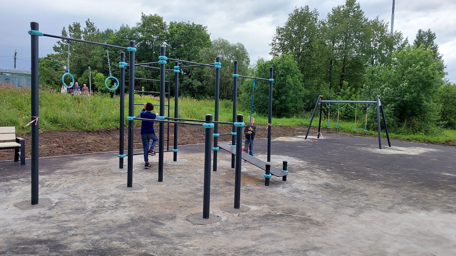 детские площадки, серпухов, глазово, Здоровое Отечество, дети, двор, детский спорт, доброе дело,