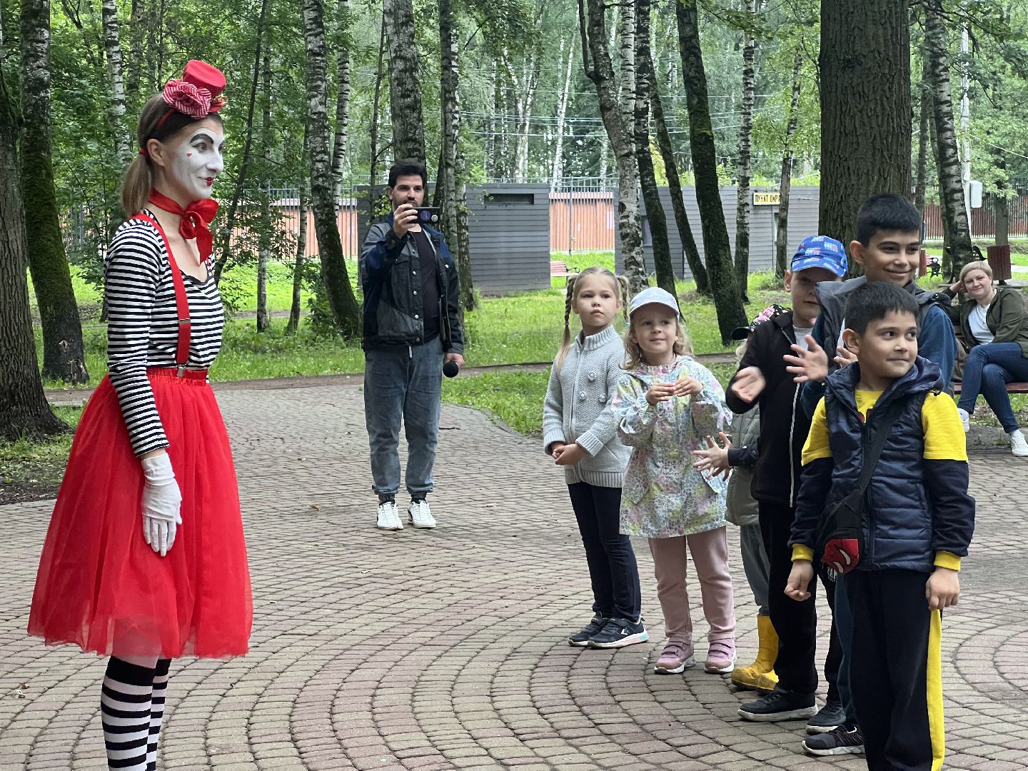 Химки, парк, Ночь в парке, дети, Лето в Подмосковье