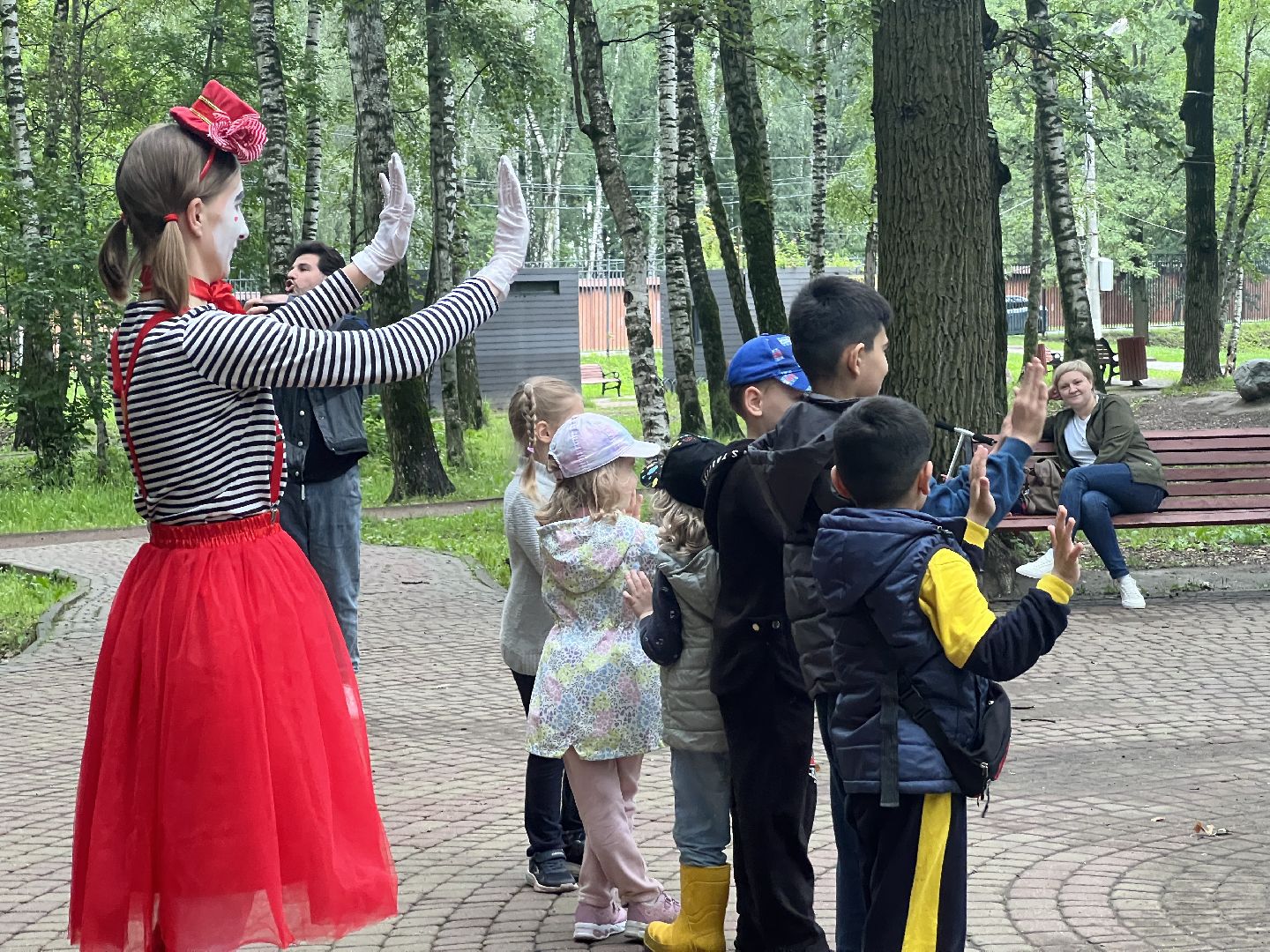 Химки, парк, Ночь в парке, дети, Лето в Подмосковье