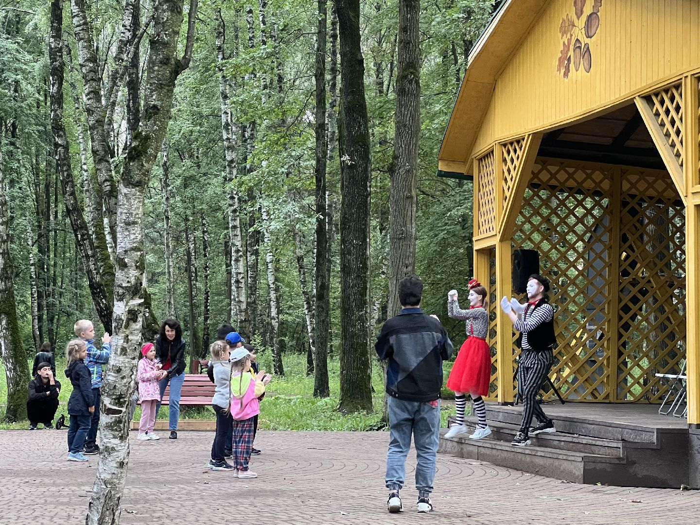 Химки, парк, Ночь в парке, дети, Лето в Подмосковье