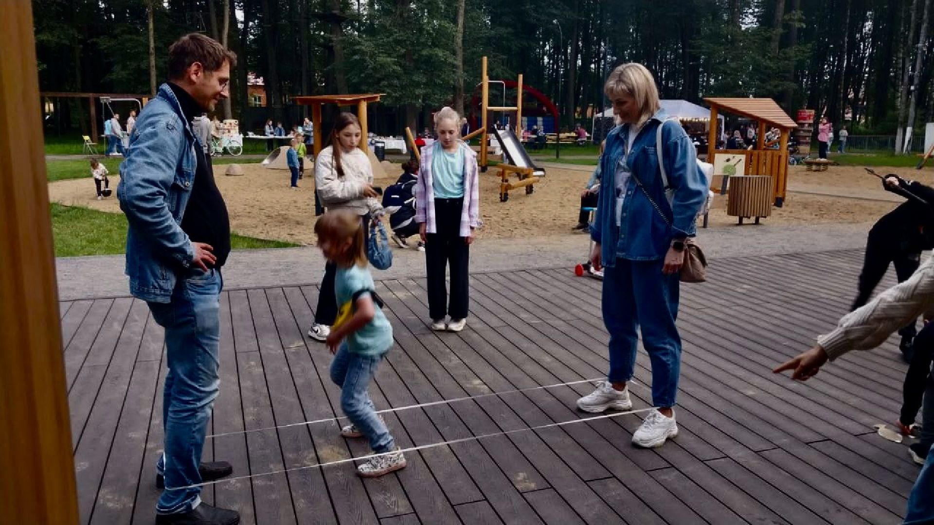 Наро-Фоминск, ночь в парке, парки Подмосковья, Лето в Подмосковье, выходные