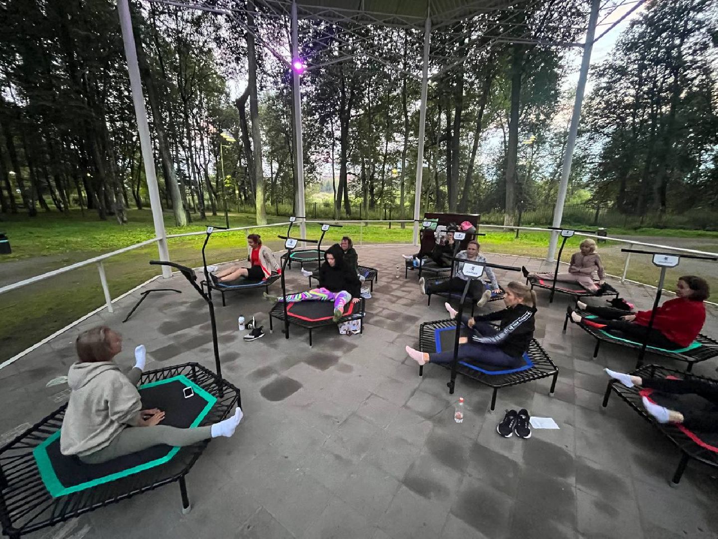 Наро-Фоминск, ночь в парке, парки Подмосковья, Лето в Подмосковье, выходные