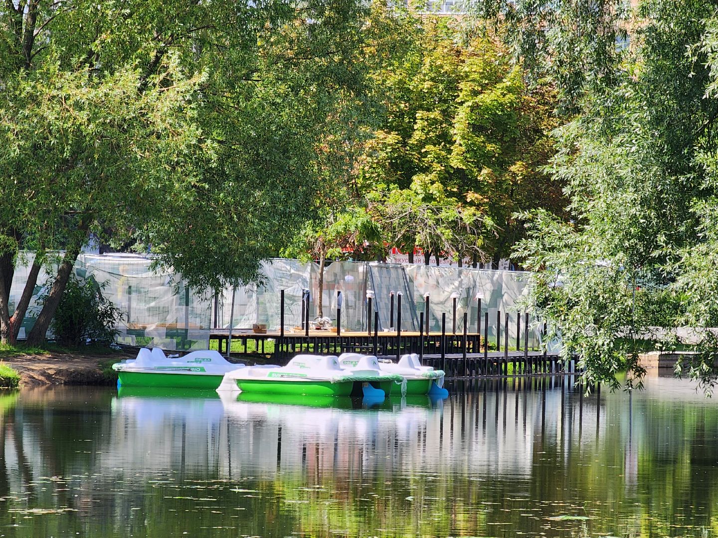 Одинцово, благоустройство, пруд, баранка, лодочная станция,