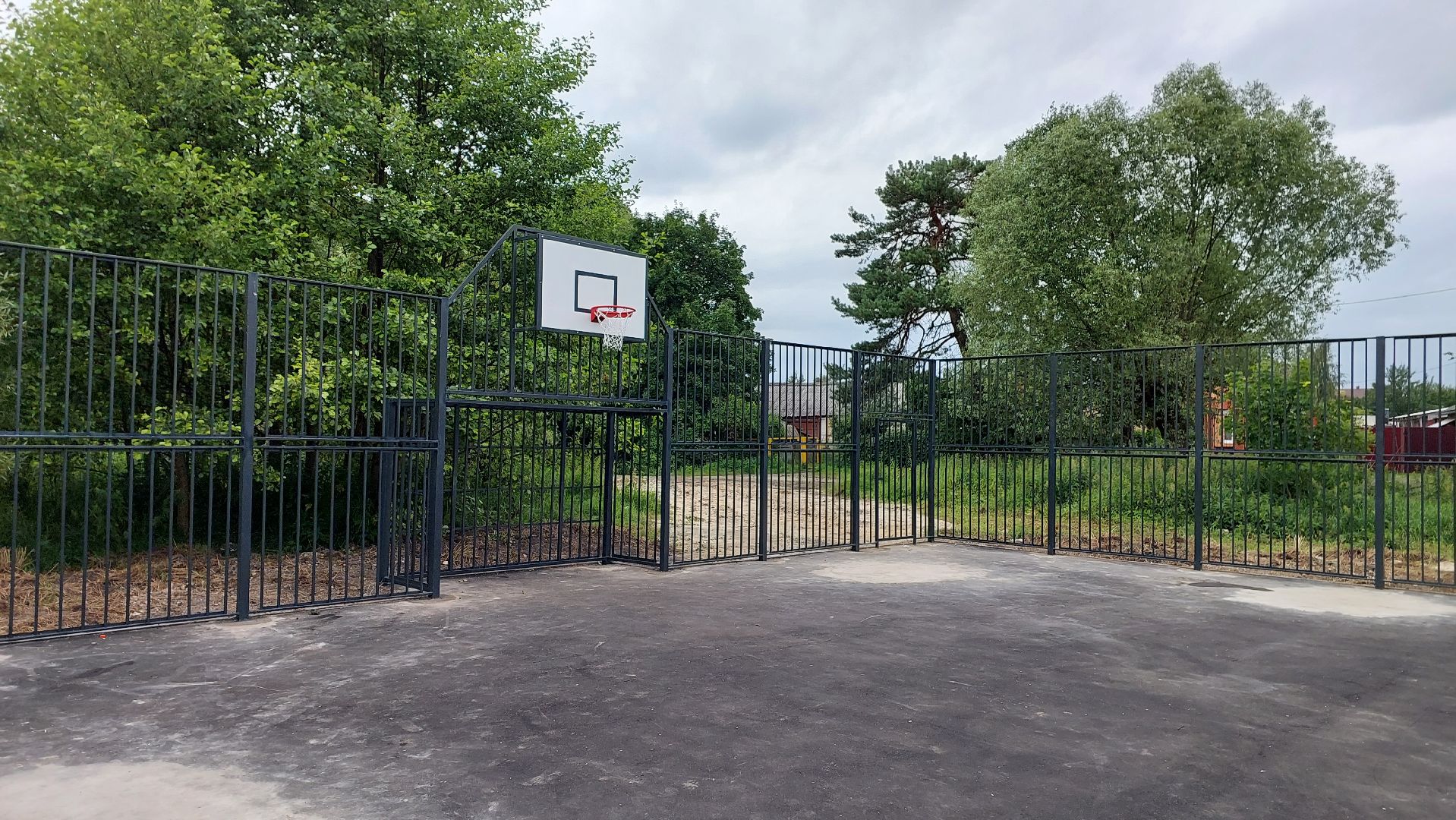 деревня ивановское, серпухов, баскетбольная площадка, спорт, спортивный объект, доброе дело,