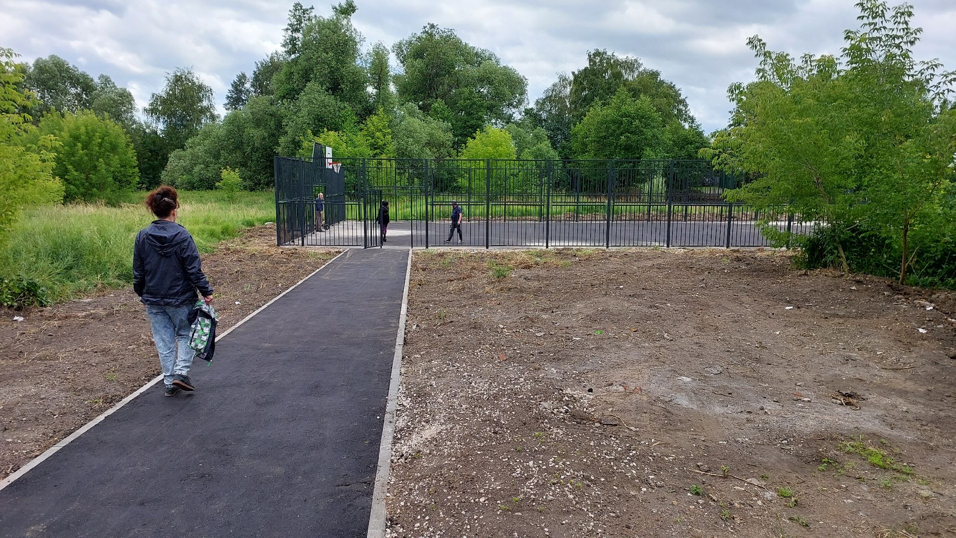 деревня ивановское, серпухов, баскетбольная площадка, спорт, спортивный объект, доброе дело,