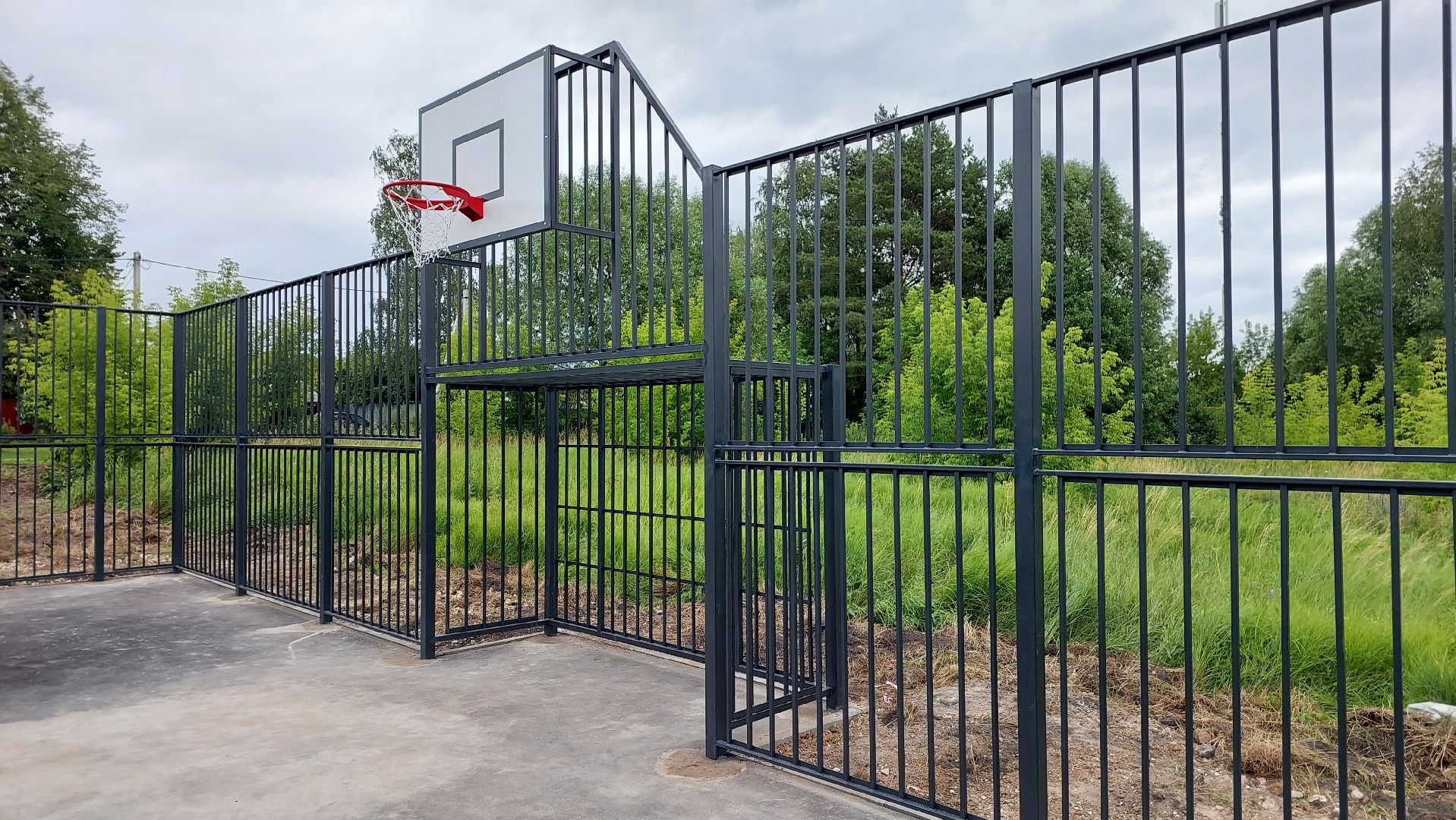 деревня ивановское, серпухов, баскетбольная площадка, спорт, спортивный объект, доброе дело,