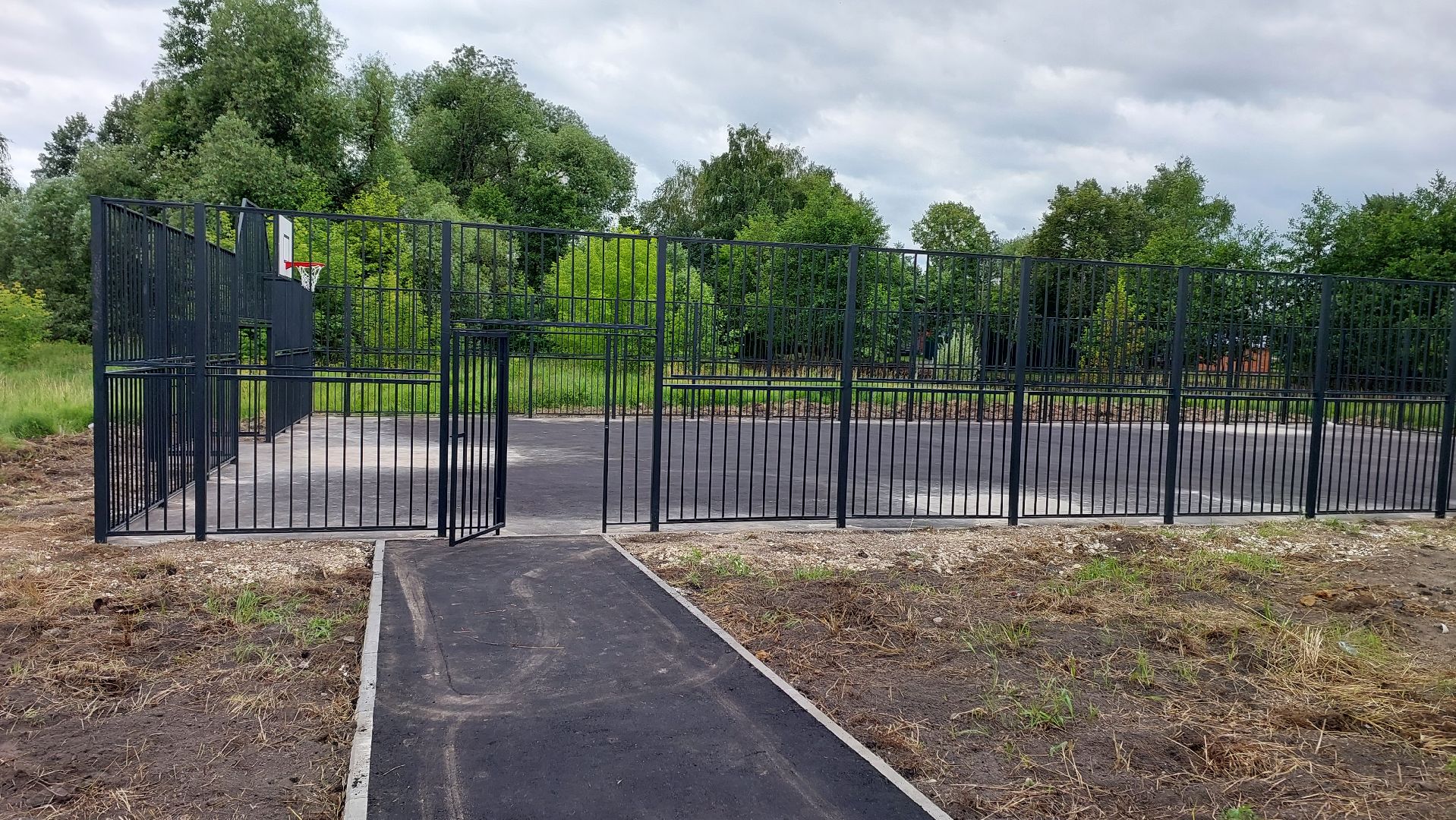 деревня ивановское, серпухов, баскетбольная площадка, спорт, спортивный объект, доброе дело,