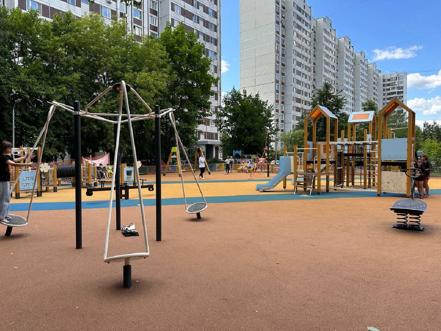 Реутов, благоустройство, губернаторская программа, детская площадка