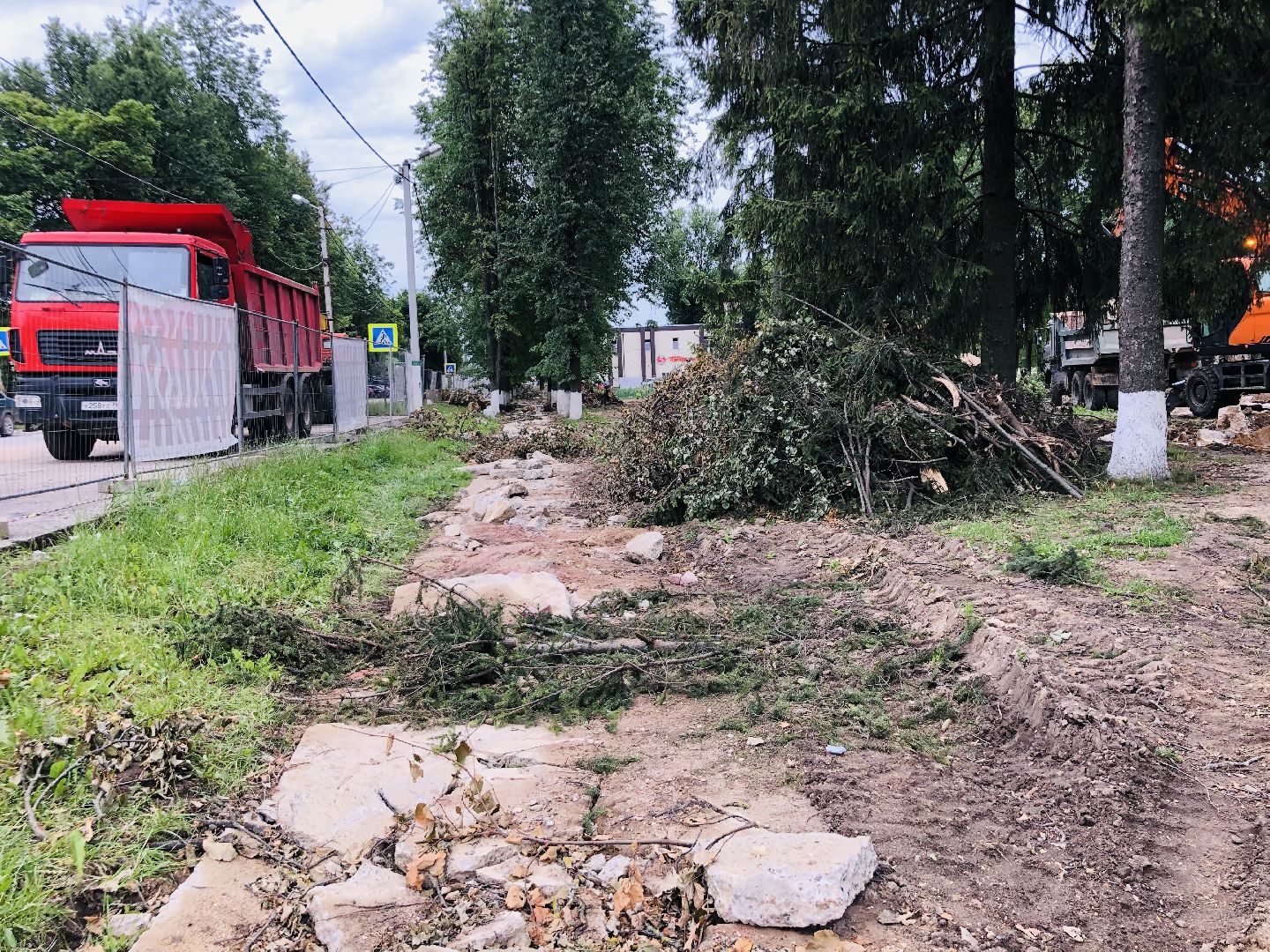 Тучково, аллея славы, благоустройство, реконструкция, перемены