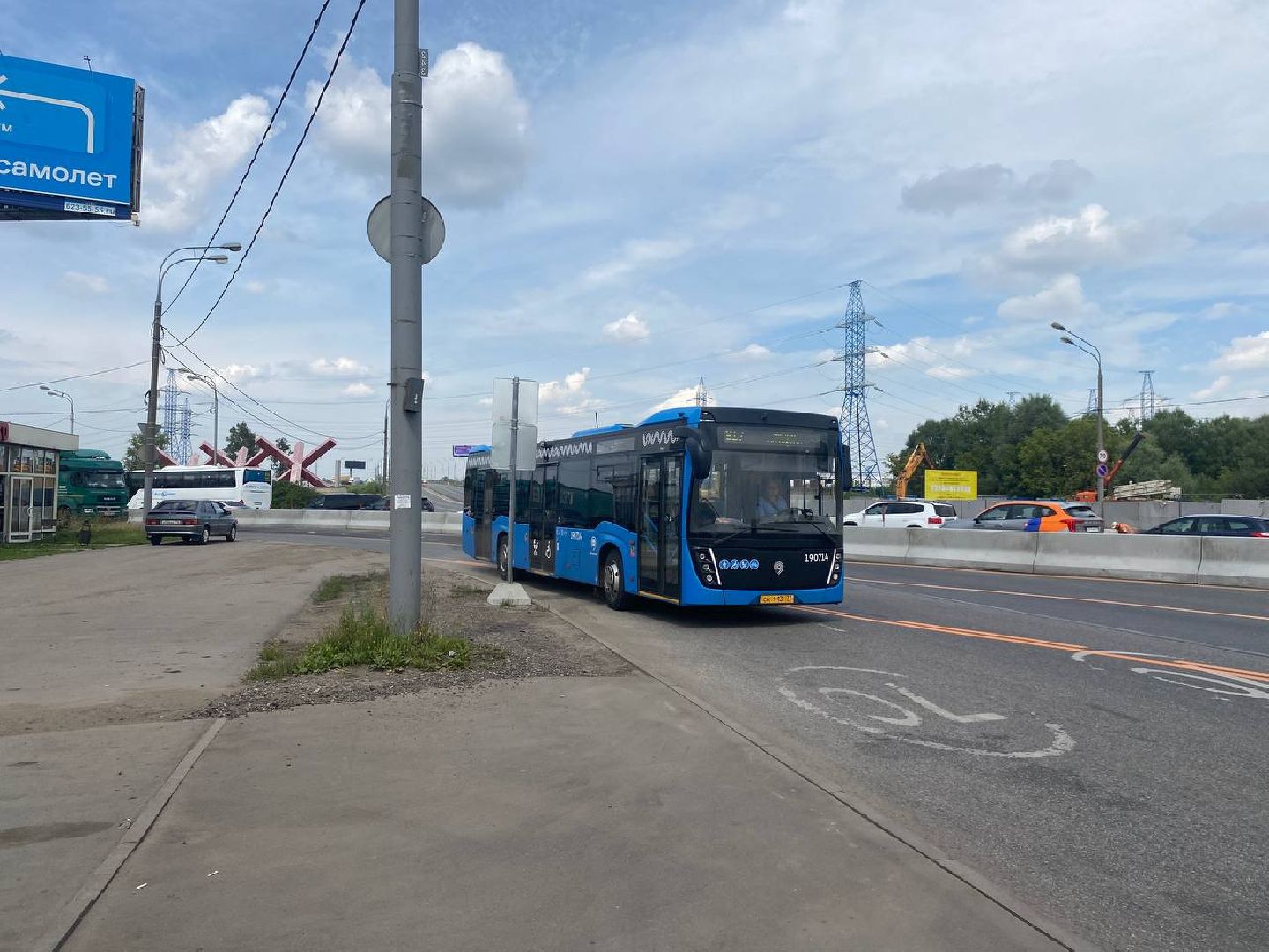 Химки, дорога, эстакада, строительство, движение