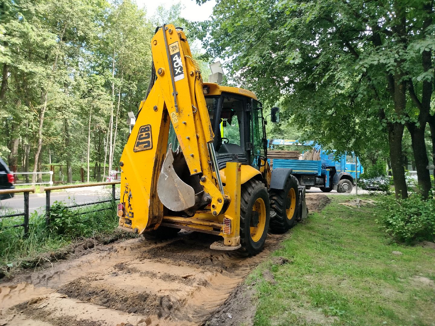 пешеходная зона, благоустройство, Протвино, строительство, бордюры