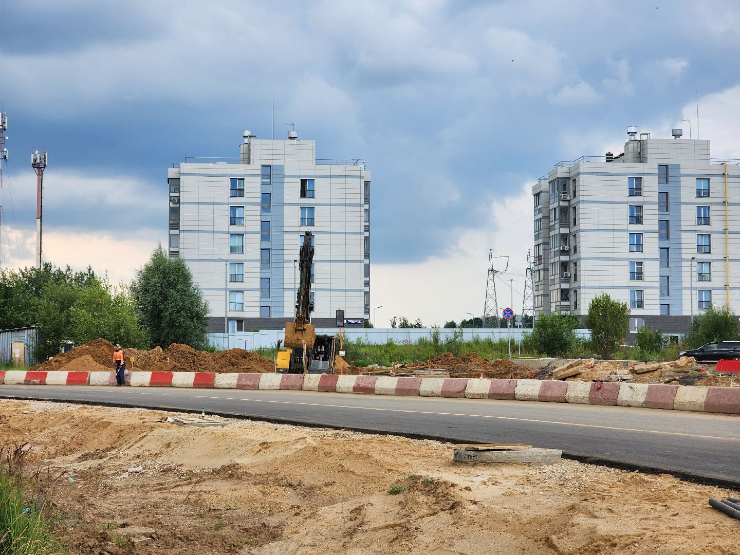 Одинцово, Ромашково, дорога, строительство, развязка,