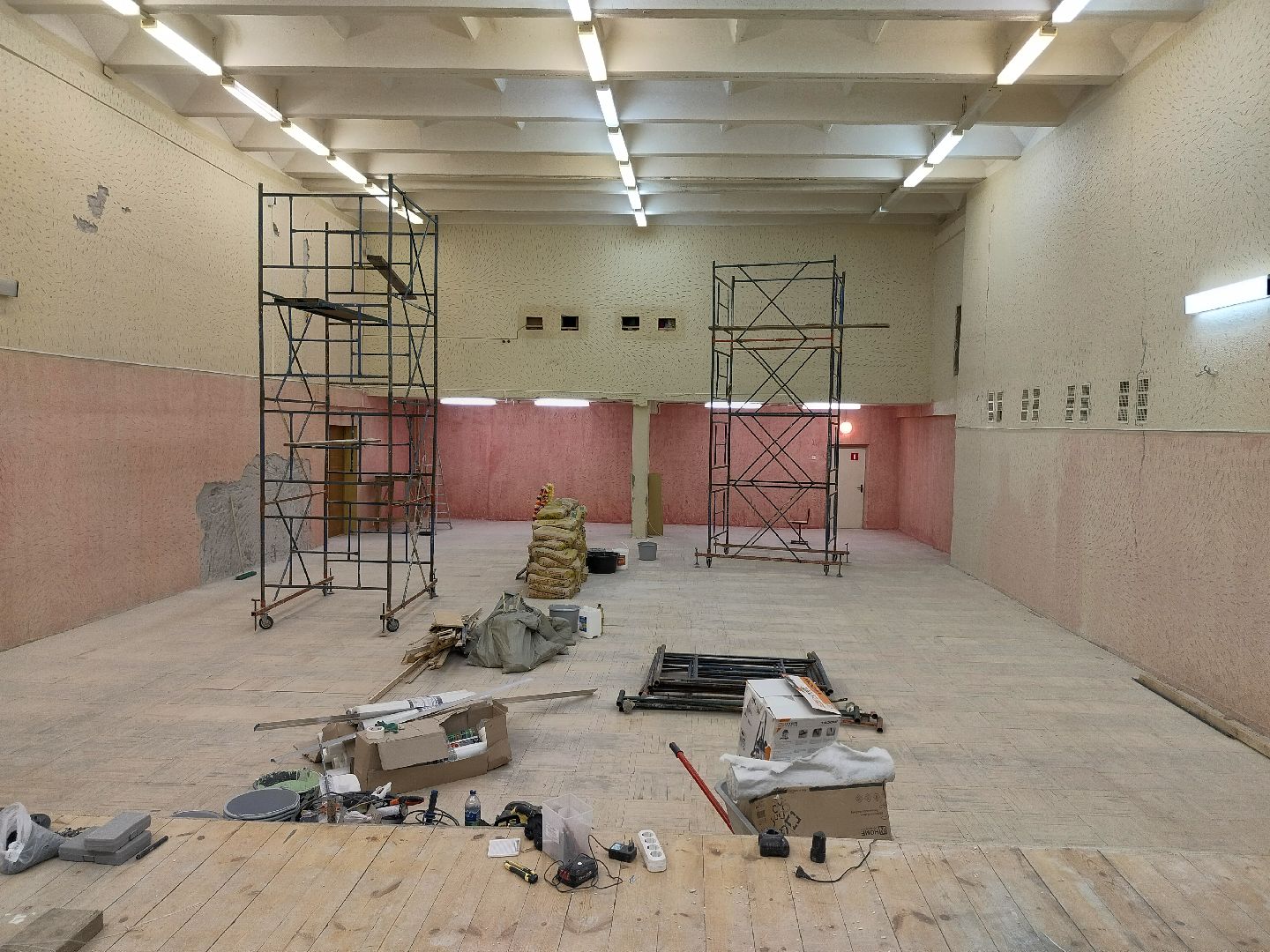 актовый зал, школа, капрремонт, МБОУ СОШ 3, строительство, Протвино