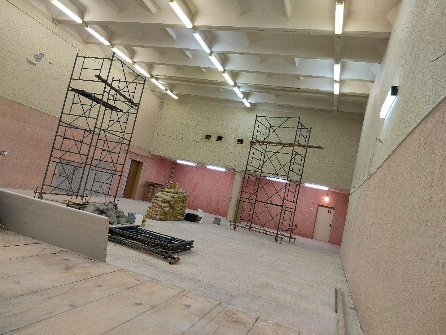 актовый зал, школа, капрремонт, МБОУ СОШ 3, строительство, Протвино