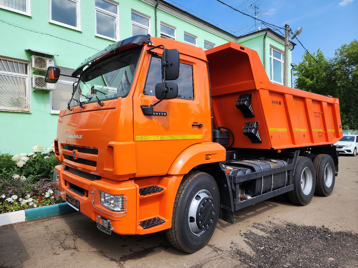 Подольск, грузовые автомобили, самосвал, благоустройство, техника