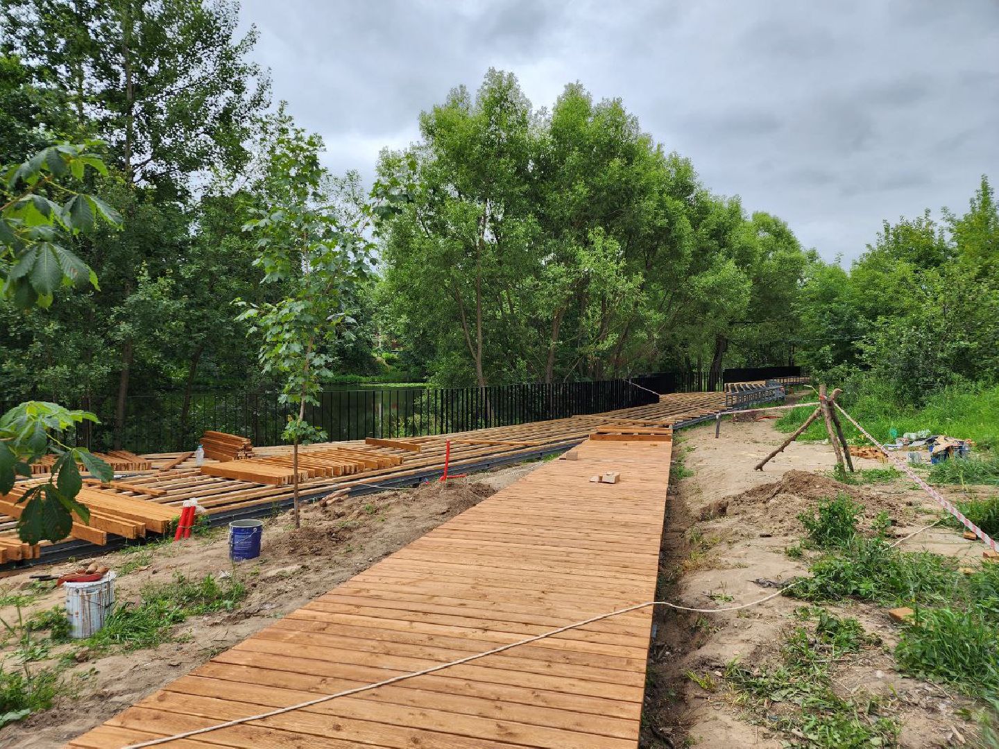 парк, благоустройство, Лосино-Петровский