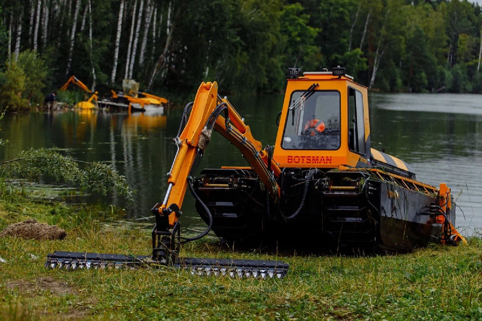 Озеро, очистка, благоустройство, техника, программа губернатора, Орехово-Зуево