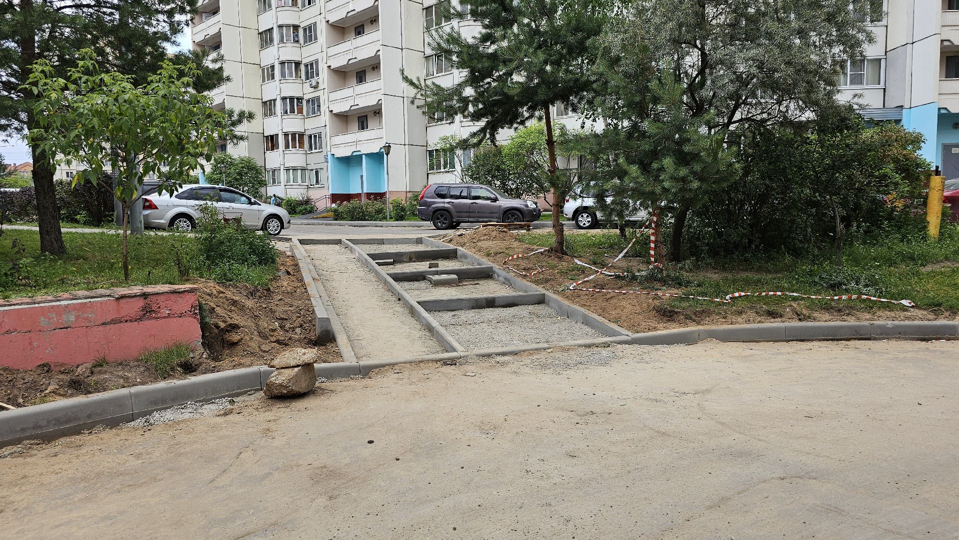 благоустройство дворов, Белая Дача, Котельники