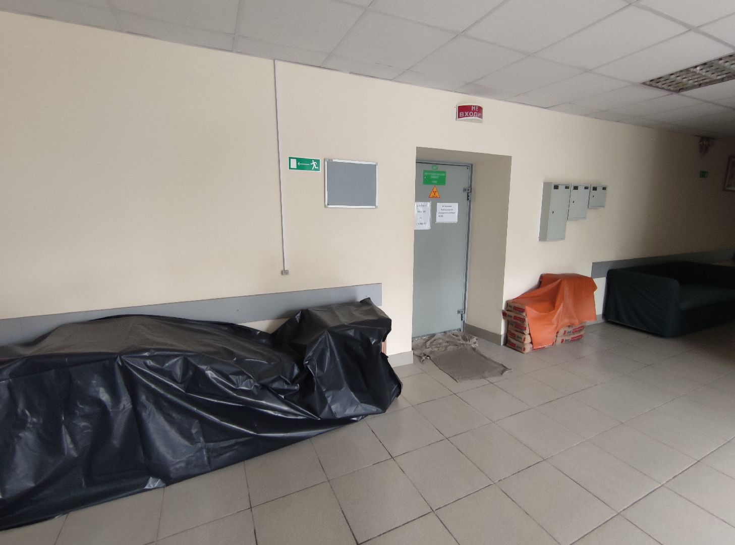 Ремонт, рентген-кабинет, Дубненская городская больница, Дубна