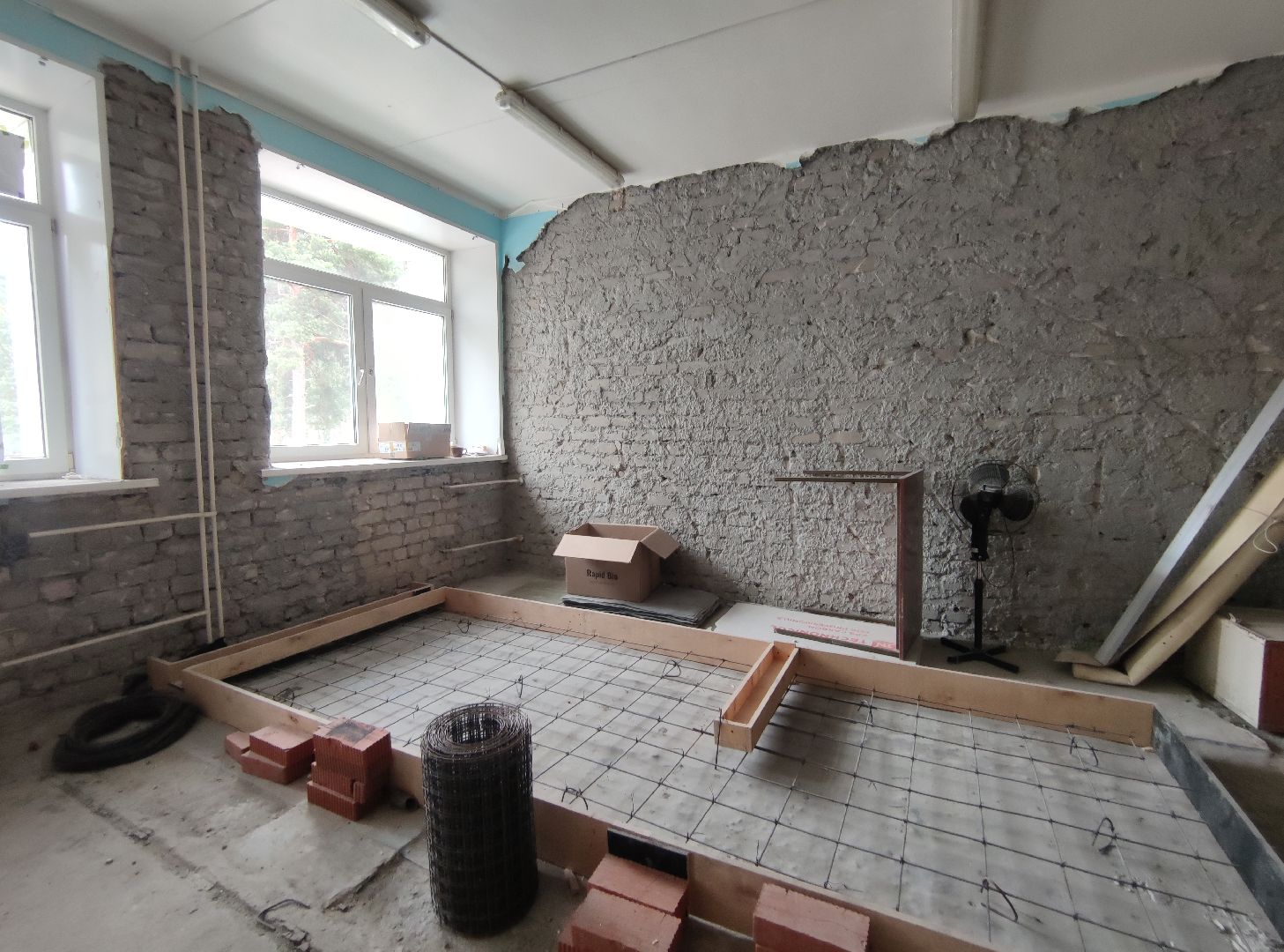 Ремонт, рентген-кабинет, Дубненская городская больница, Дубна