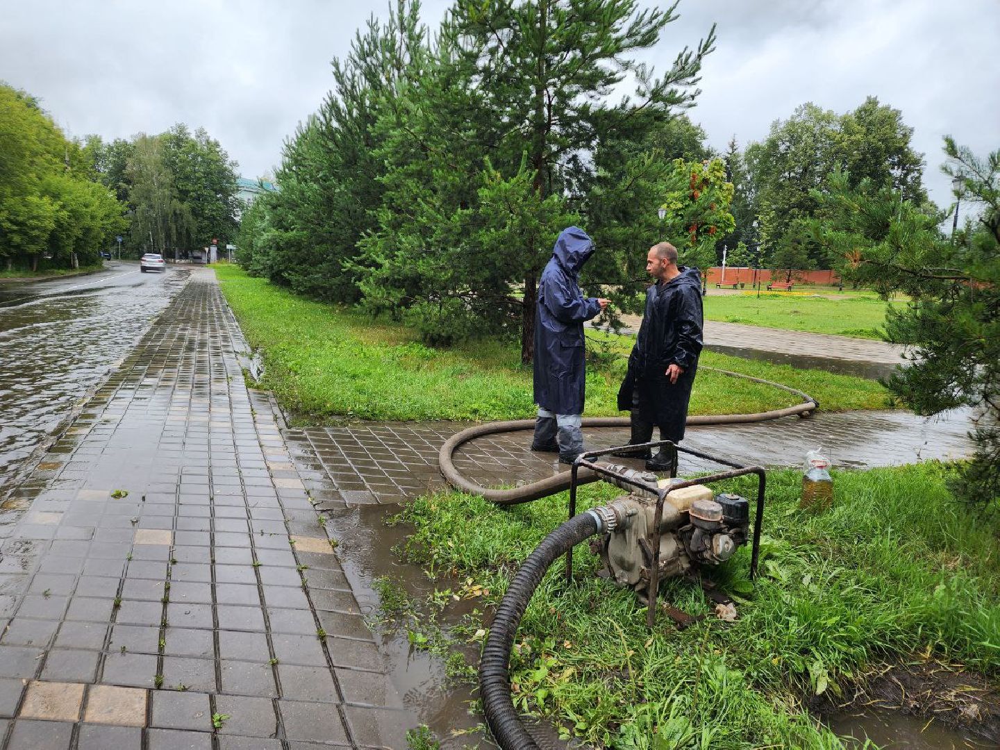 дождь, дороги, Лосино-Петровский
