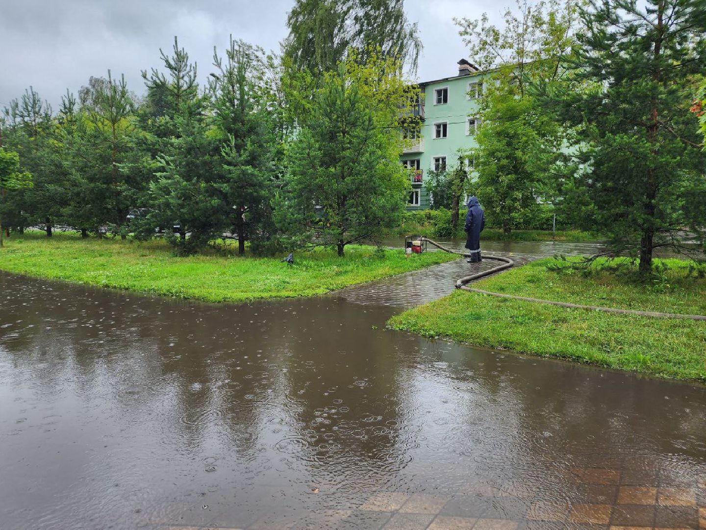 дождь, дороги, Лосино-Петровский