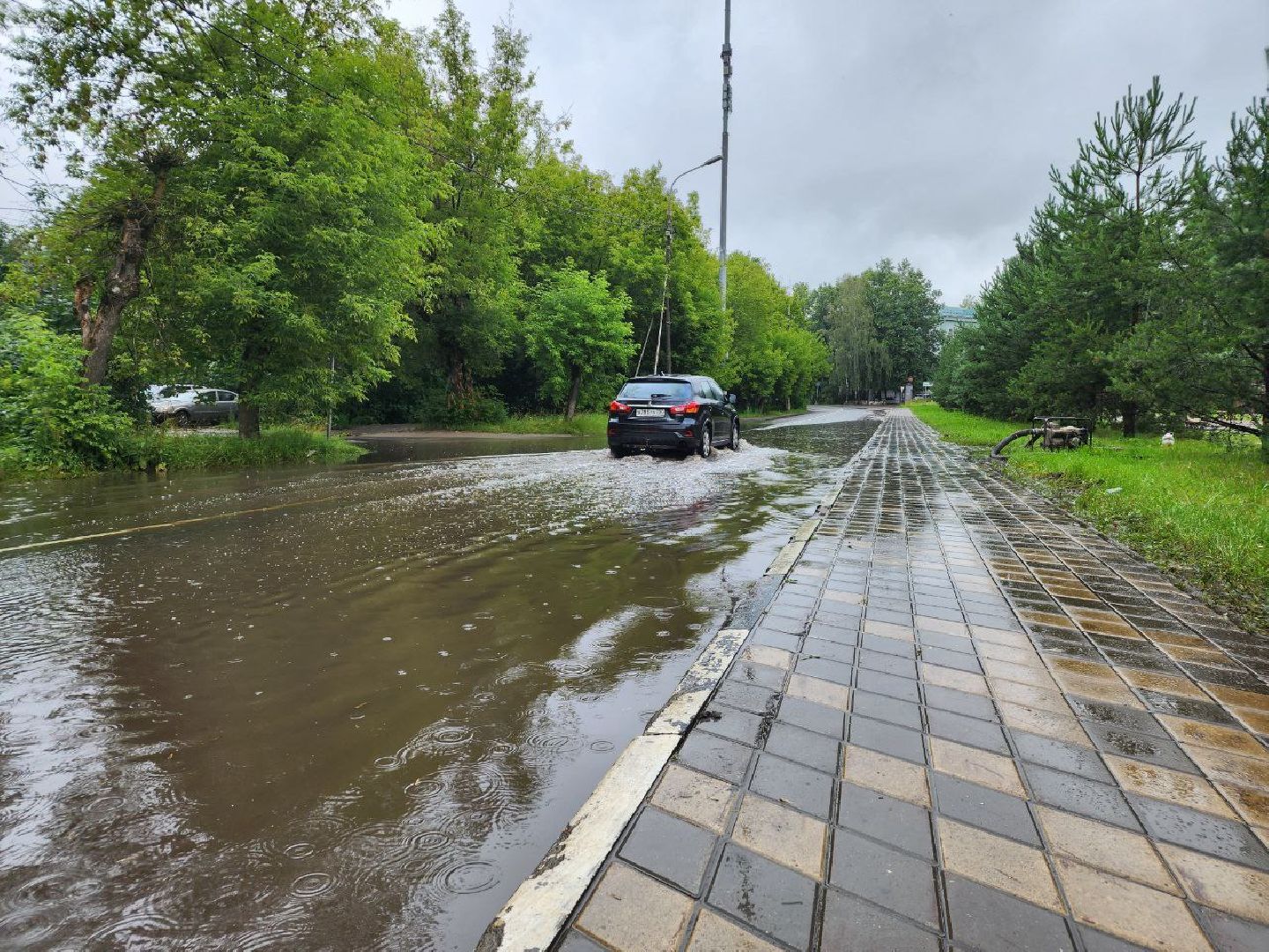 дождь, дороги, Лосино-Петровский