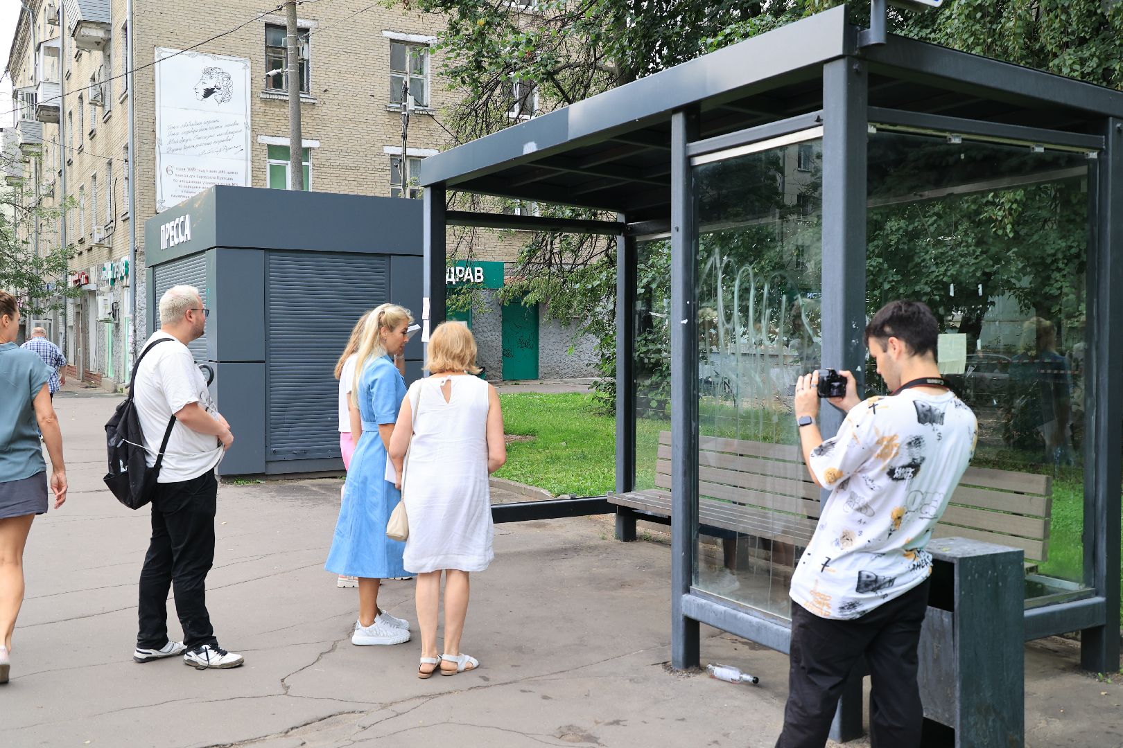 остановочный павильон, замена стекол, безопасные дороги, Дзержинский