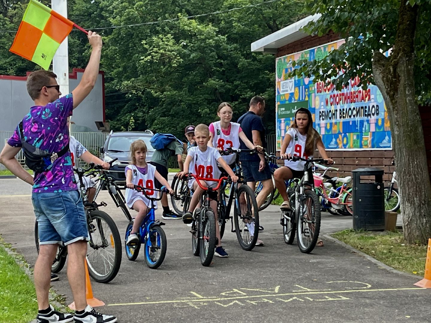 Наро-Фоминск, велосипед, велогонка, парки Подмосковья, лето в Подмосковье
