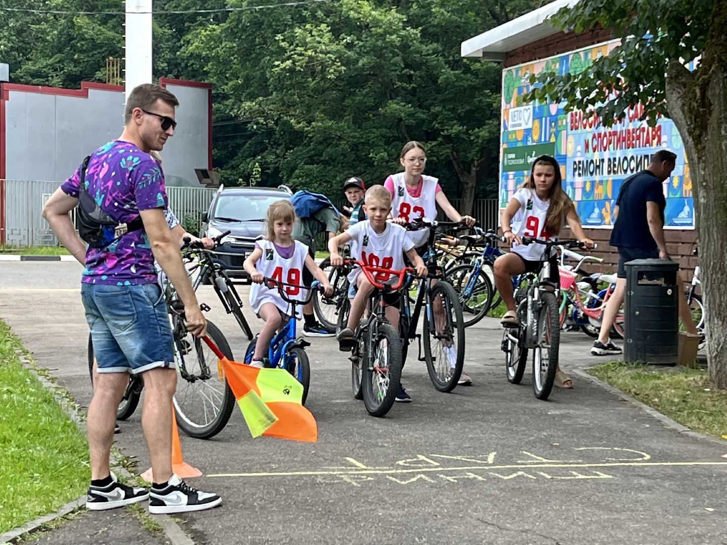 Наро-Фоминск, велосипед, велогонка, парки Подмосковья, лето в Подмосковье