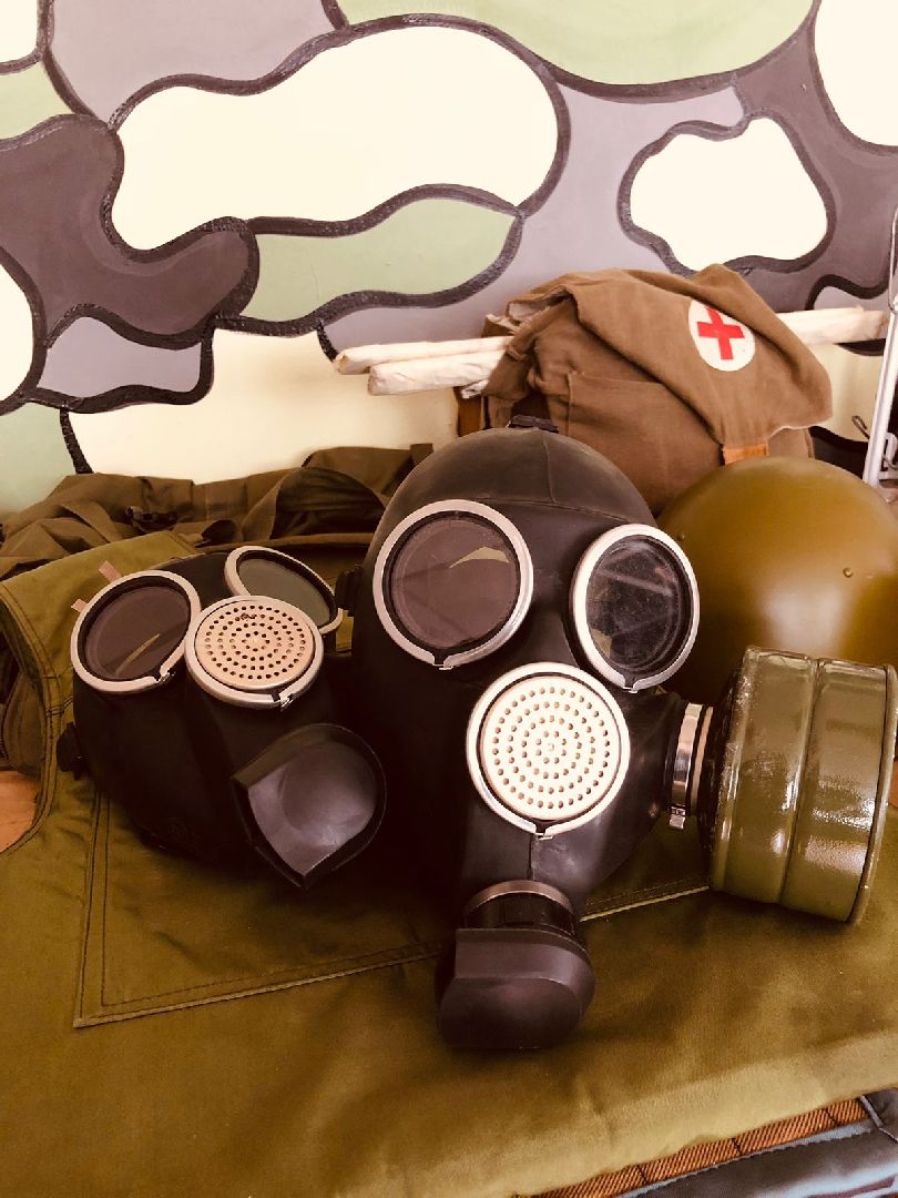 Домодедово, противогаз, тренировка, обучение жителей, костюм химической защиты