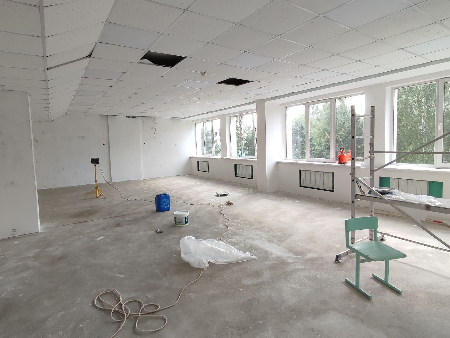 #точкароста, #талдомскийокруг, #запрудненскаягимназия, #новыекабинеты, #ремонт