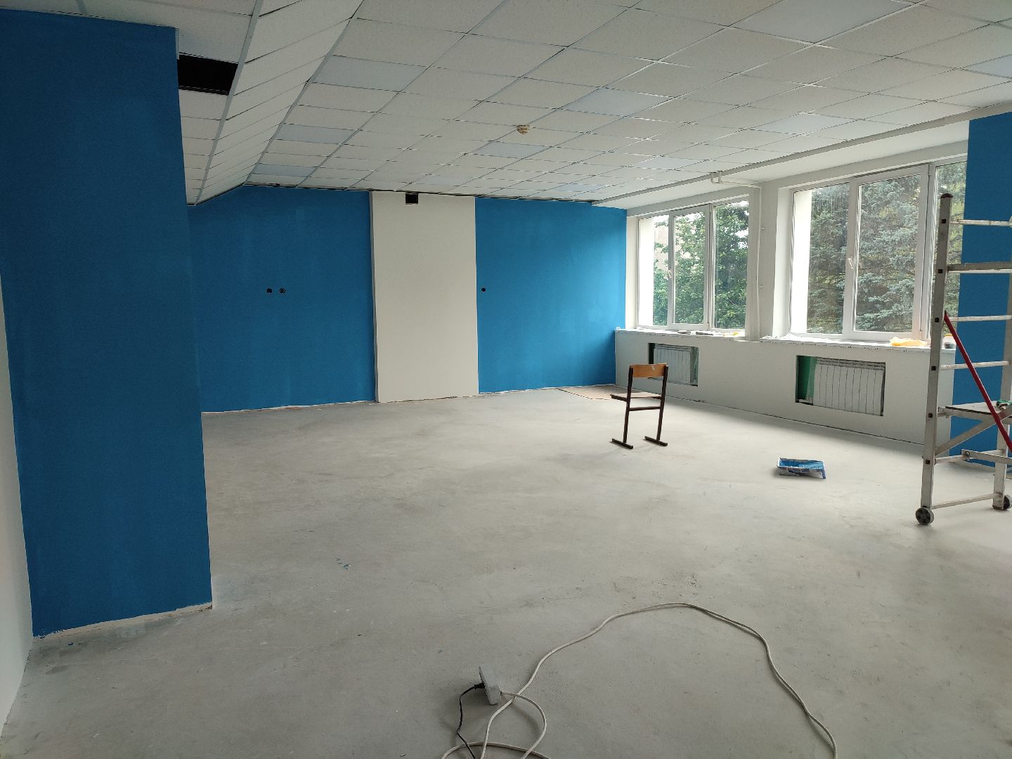 #точкароста, #талдомскийокруг, #запрудненскаягимназия, #новыекабинеты, #ремонт