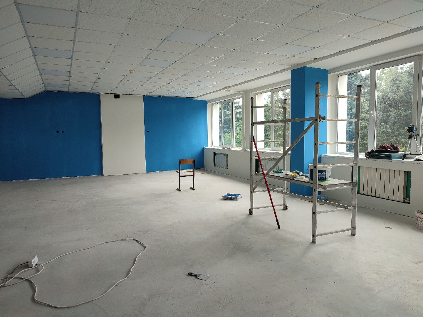 #точкароста, #талдомскийокруг, #запрудненскаягимназия, #новыекабинеты, #ремонт