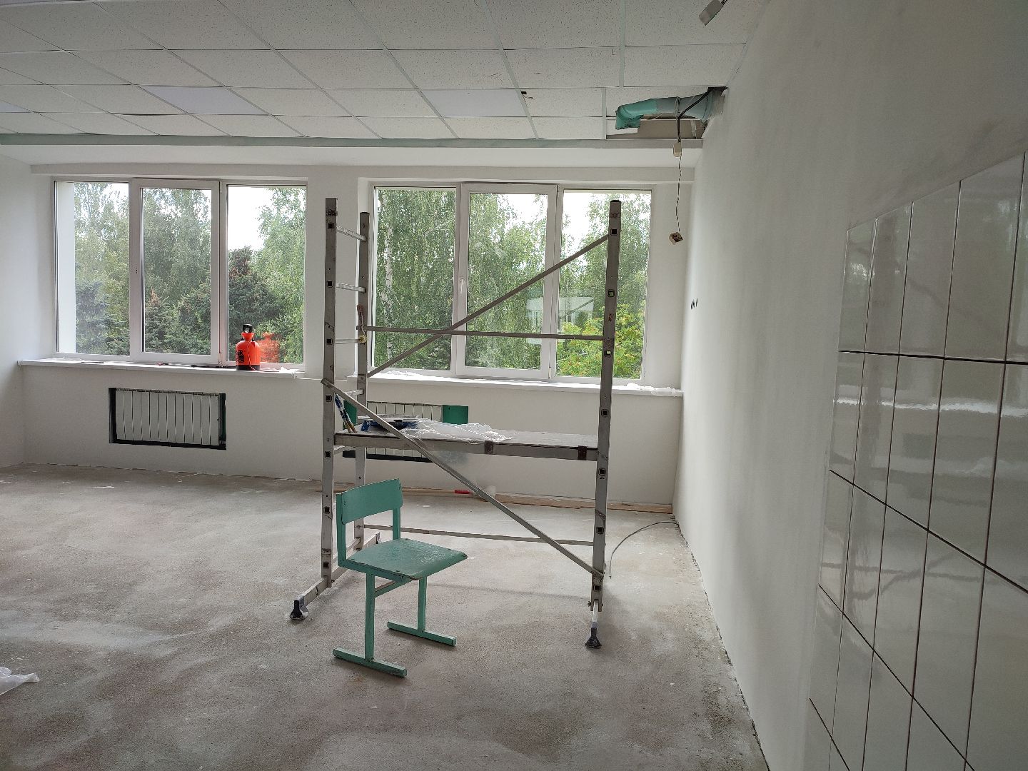 #точкароста, #талдомскийокруг, #запрудненскаягимназия, #новыекабинеты, #ремонт